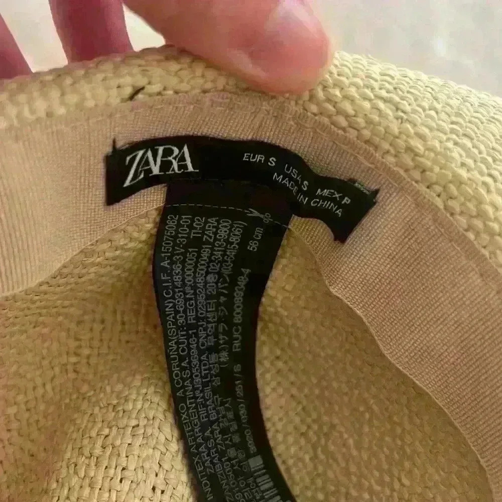 Zara Raffia Hat - Picture 6 of 7
